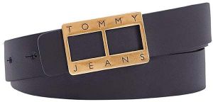 Tommy Jeans Opasok - TJW LOGO HARDWARE HW čierny