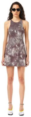 Šaty - Diesel M-EUGENIE DRESS hnedé