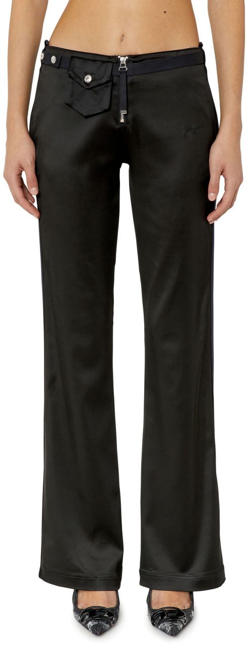 Diesel Nohavice - P-STELLA TROUSERS čierne