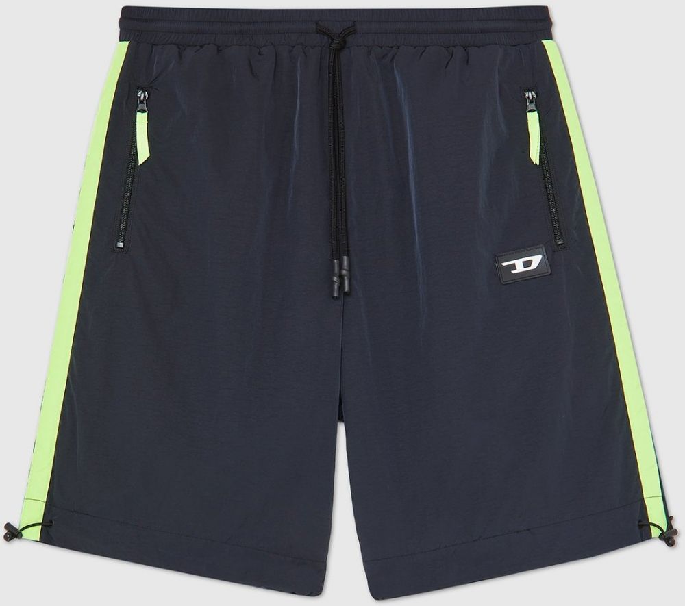 Diesel Krátke nohavice - UMLBPANLEY SHORTS čierne