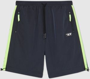 Diesel Krátke nohavice - UMLBPANLEY SHORTS čierne