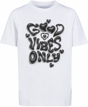 Children's T-shirt Good Vibes Only Heart white