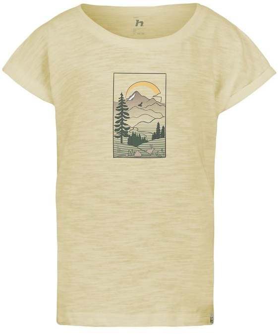 Cotton T-shirt for girls Hannah KAIA JR chardonnay