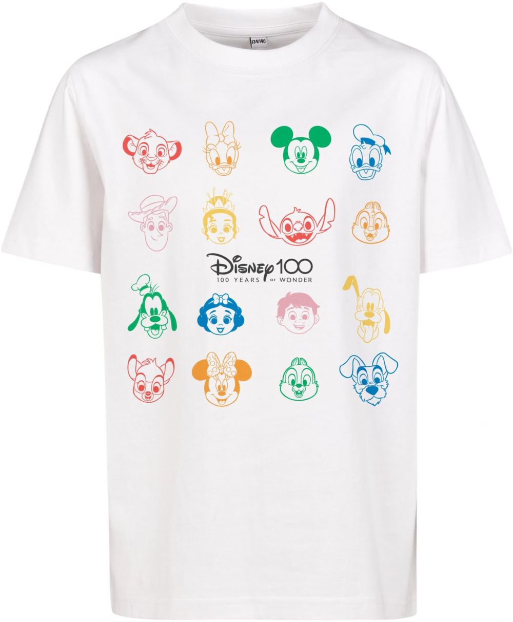Disney 100 Faces Children's T-Shirt White