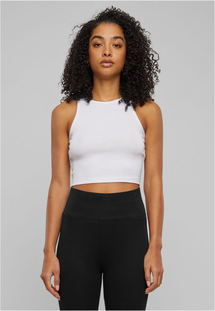 Women's cropped top - 2 packs white/white