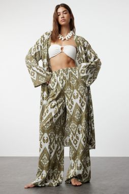 Trendyol Ethnic Patterned Woven Trousers