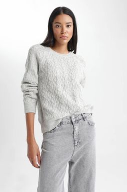 DEFACTO Regular Fit Crew Neck Sweater