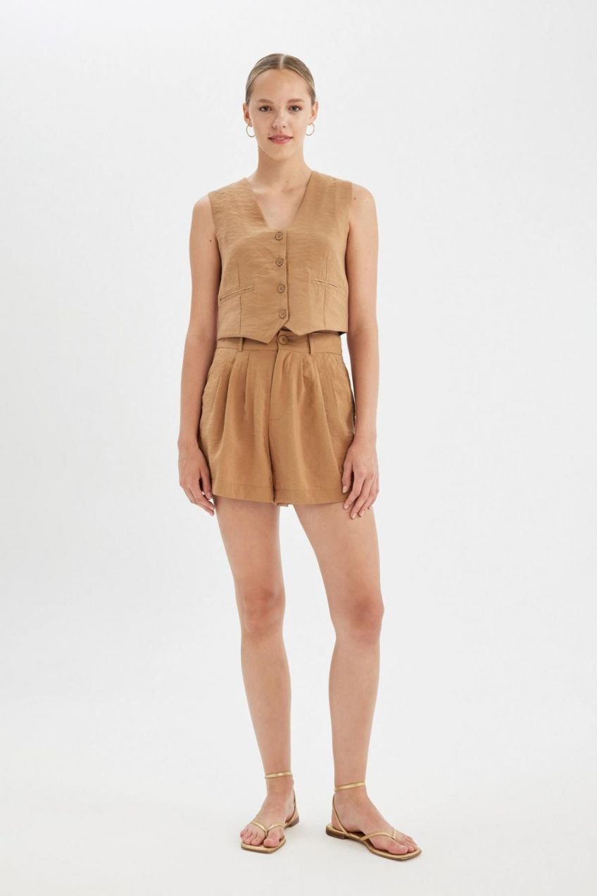 DEFACTO Regular Fit Normal Waist Short Leg Modal Shorts