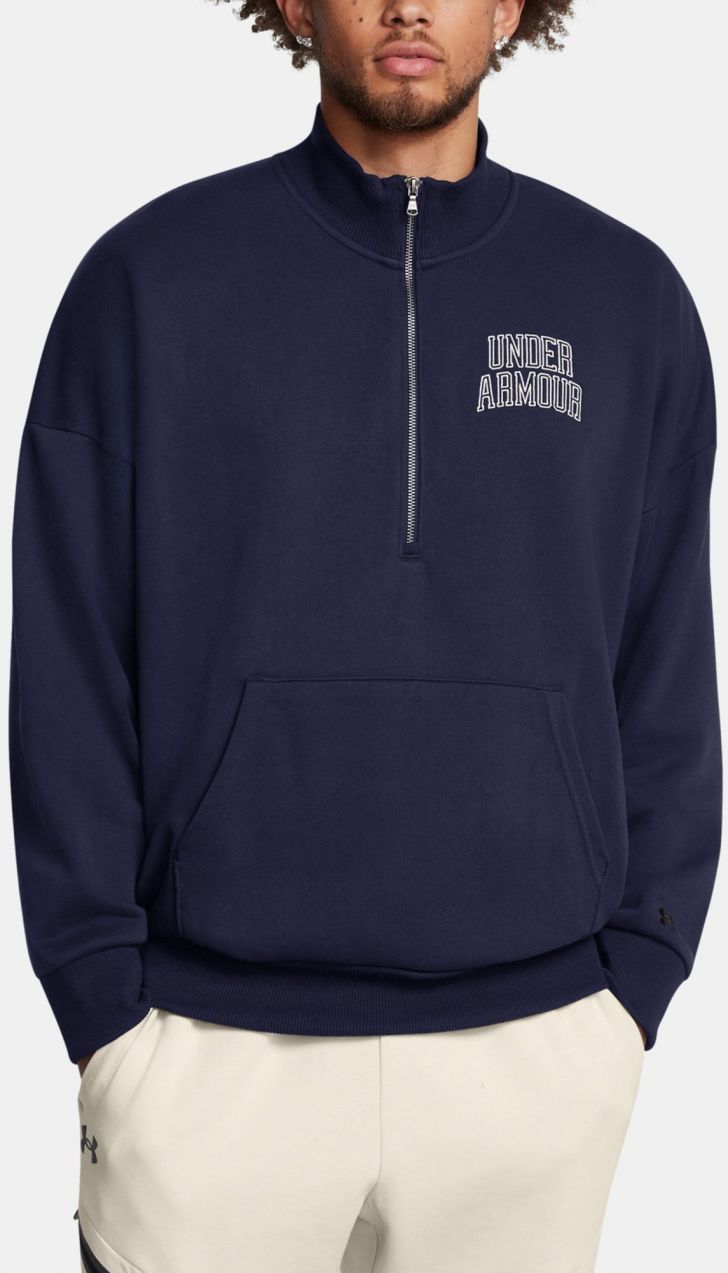 Under Armour Men's sweatshirt UA Icon HWT Terry OS 1/2 Zip - Men's