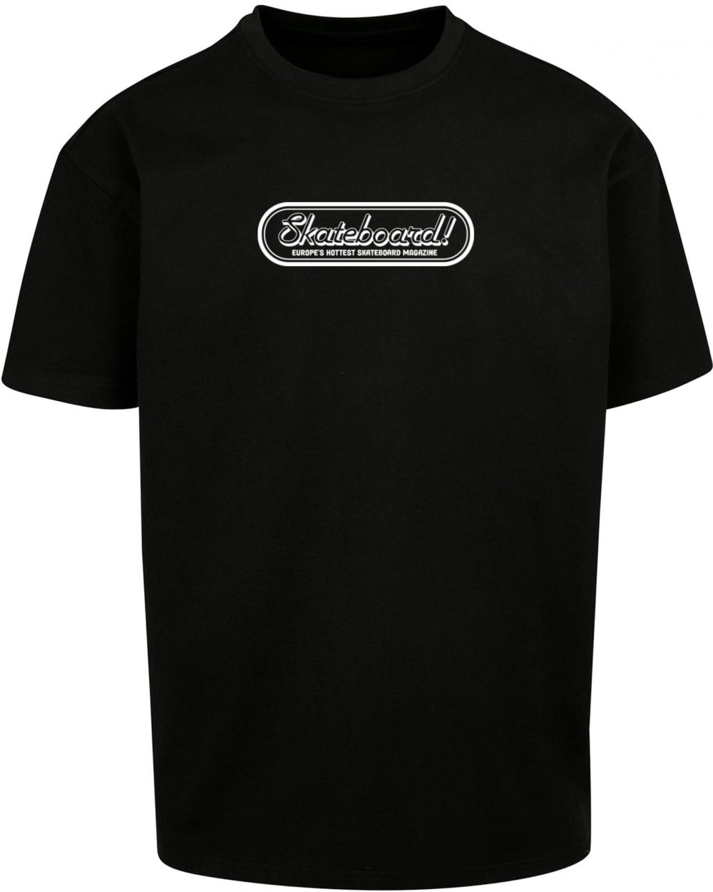 Men's T-shirt Skateboard Magazine Logo black
