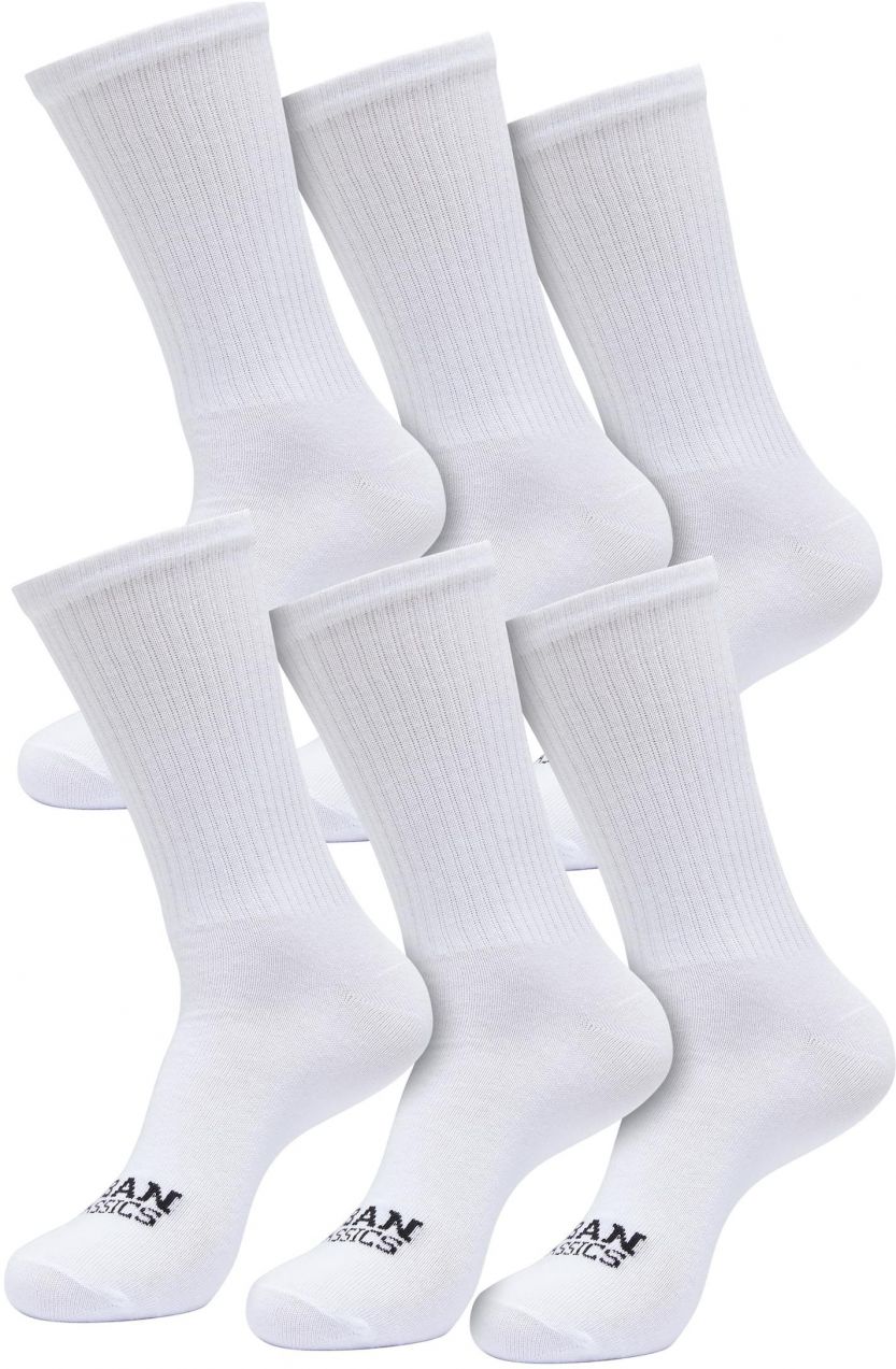 Basic socks 6-pack white