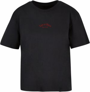 Women's T-shirt Love Is Blind Love Is Cruel black