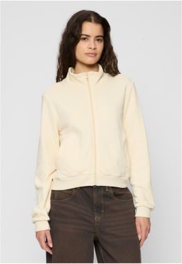 Women's sweatshirt without hood Terry Track cream
