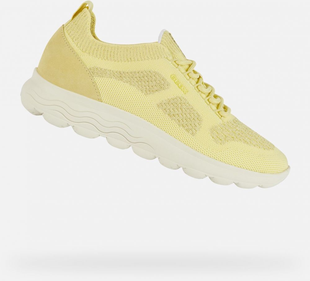 GEOX Yellow women's sneakers Spherica - Women's