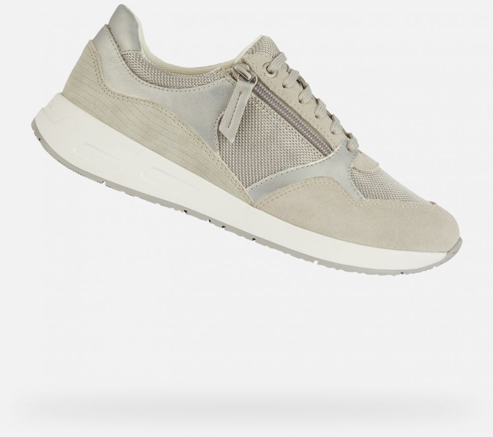 GEOX Grey women's sneakers Bulmya - Women's