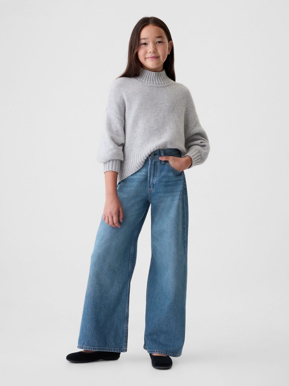 GAP Children's wide baggy jeans - Girls