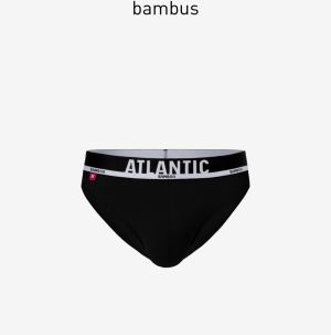 Men's Bamboo Briefs ATLANTIC PREMIUM - black