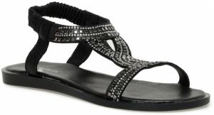 Polaris 311517.Z 3FX BLACK Woman Flat Sandals