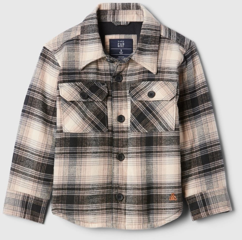 GAP Baby flannel shirt jacket - Boys