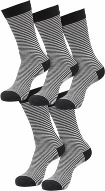 Fine Stripe 5-Pack socks black/white