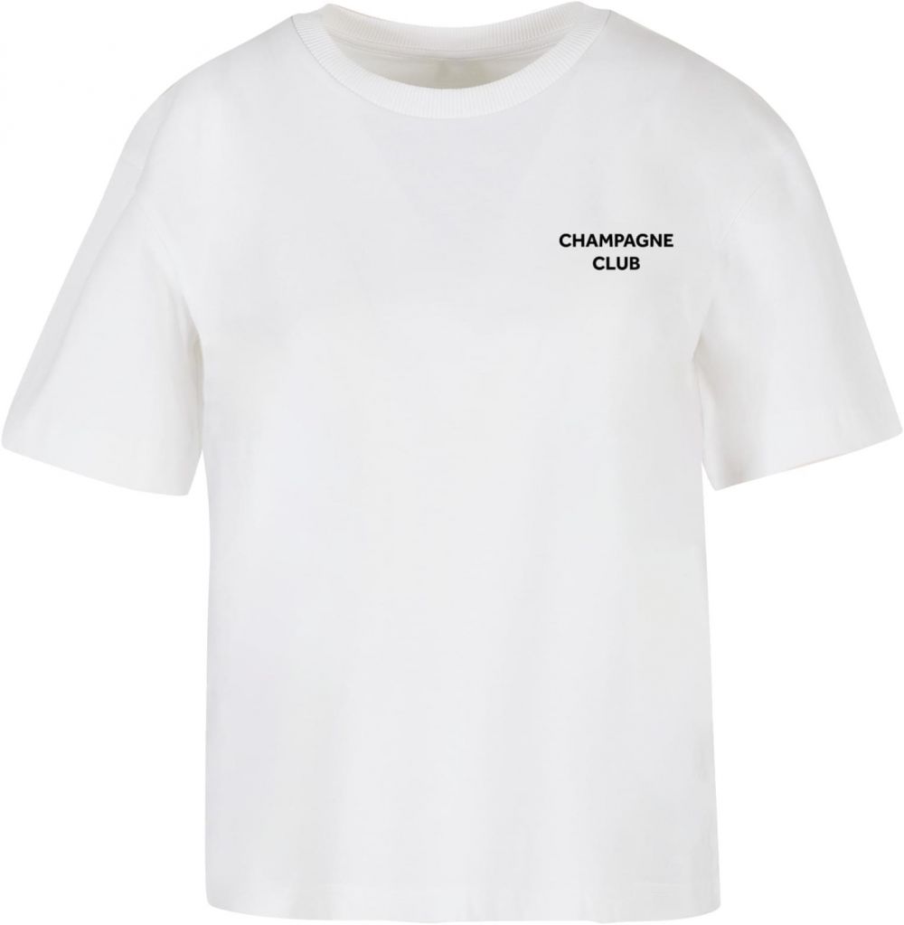 Women's T-shirt The Champagne Club white