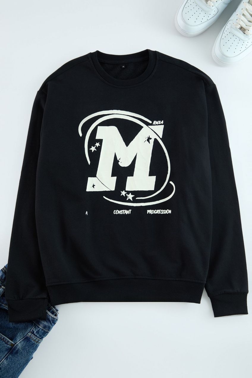 Trendyol Oversize/Wide Cut Hooded Fleece Sweatshirt