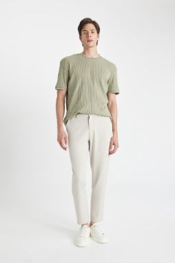 DEFACTO Tailored Fit Straight Leg All-Way Stretch Trousers