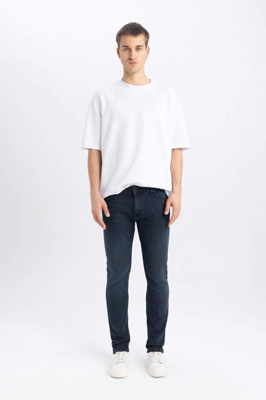 DEFACTO Pedro Slim Fit Slim Fit Normal Waist Narrow Leg Jean Trousers R8791az23sp