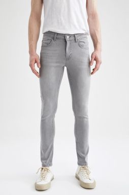 DEFACTO Carlo Skinny Fit Extra Narrow Fit Normal Waist Extra Narrow Leg Jean Trousers