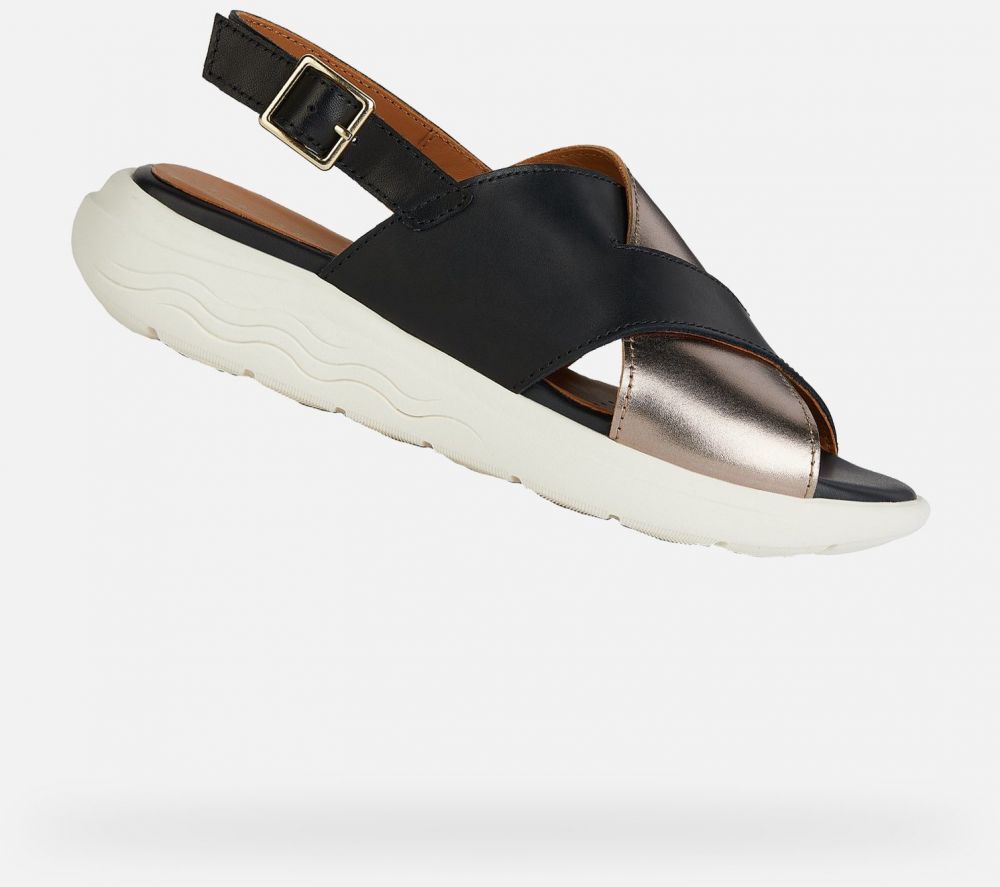 GEOX Black women's sandals Spherica ec5 - Women's