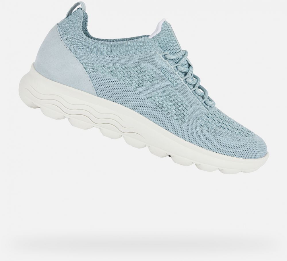 GEOX Light blue women's sneakers Spherica - Women's