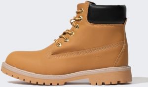 DEFACTO Boy's Serrated Sole Faux Leather Boots