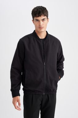 DEFACTO Water Repellent Regular Fit College Collar Bomber Jacket
