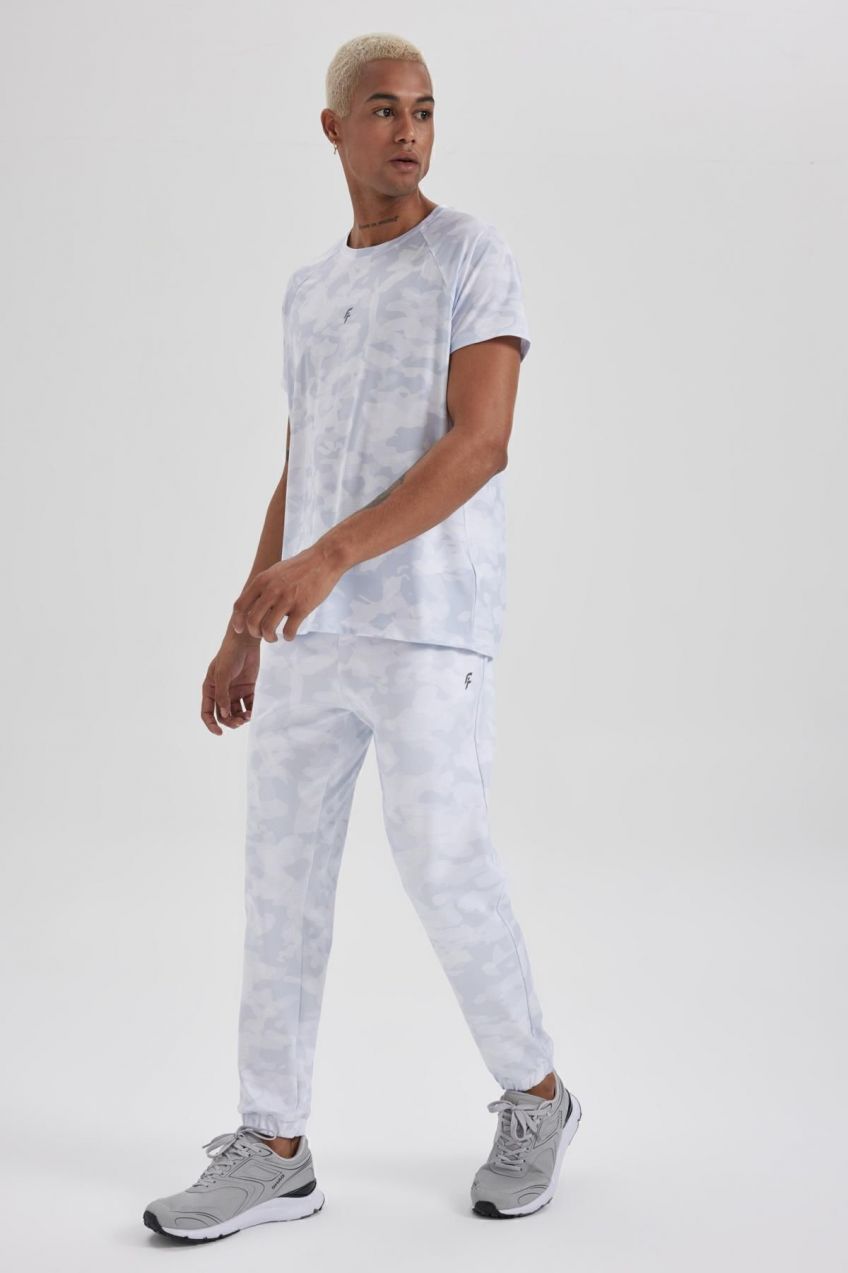 DEFACTO Fit Standard Fit Double Pocket Scuba Diving Fabric Jogger Sweatpants