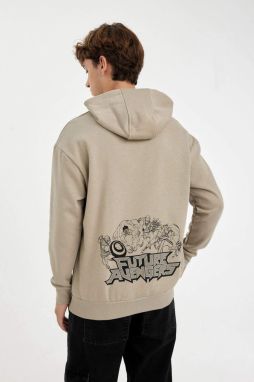 DEFACTO Marvel Avengers Boxy Fit Hooded Sweatshirt