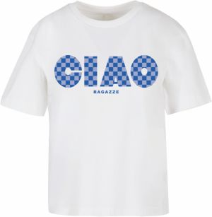Women's T-shirt Ciao Ragazze white