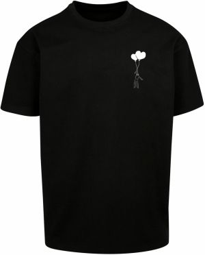 Men's T-shirt Love In The Air Heavy Oversize black