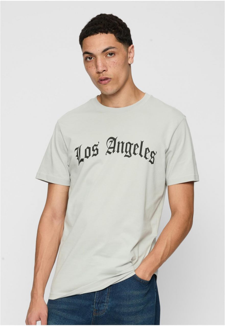 Men's T-shirt Los Angeles Wording light asphalt