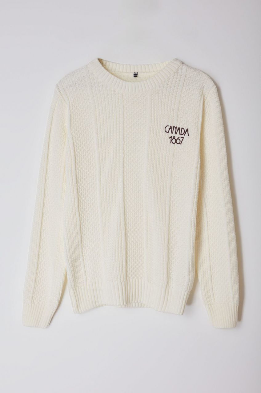 Trendyol Ecru Regular Crew Neck Hair Knitted Knitwear Sweater