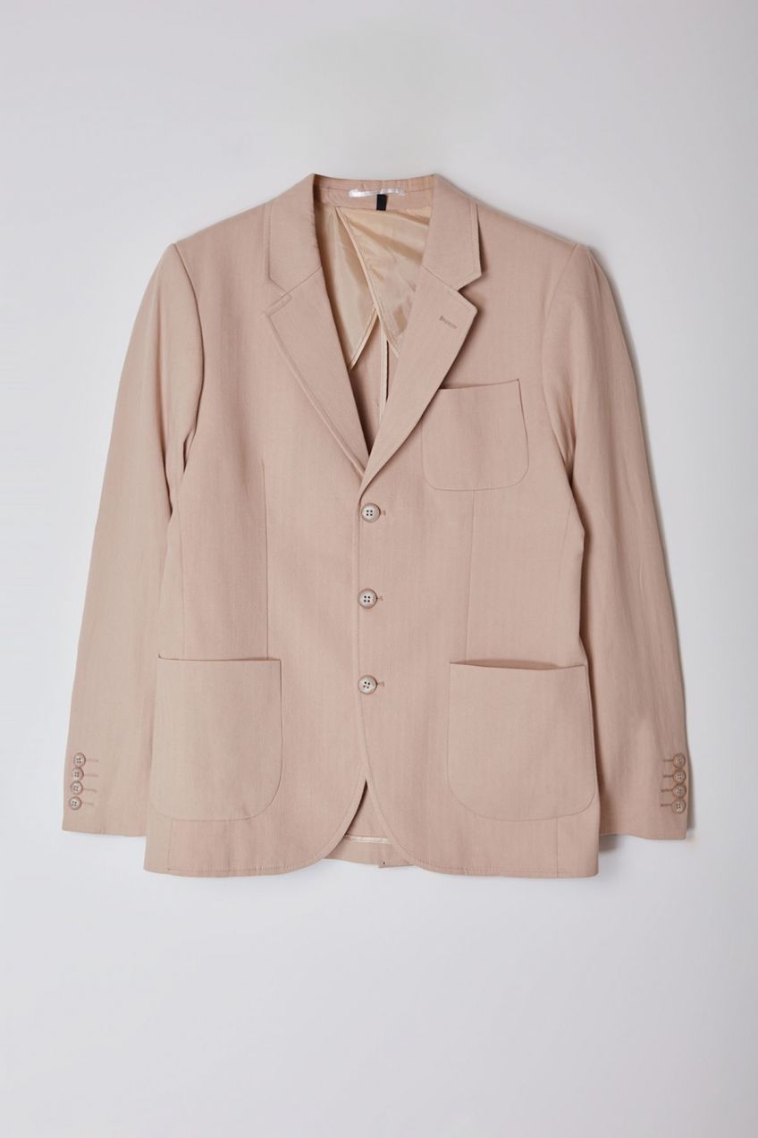 Trendyol Limited Edition Stone Silm Fit Herringbone Woven Blazer Jacket