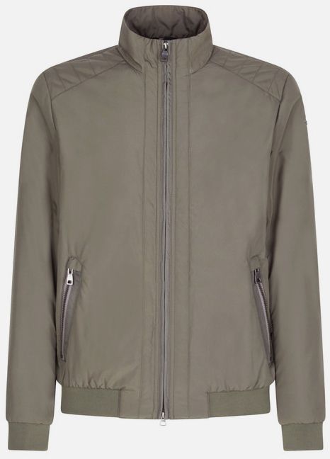 GEOX Dark green men's down jacket Damiano - Men's