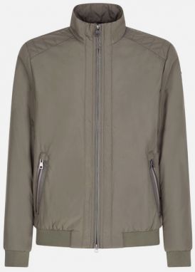 GEOX Dark green men's down jacket Damiano - Men's