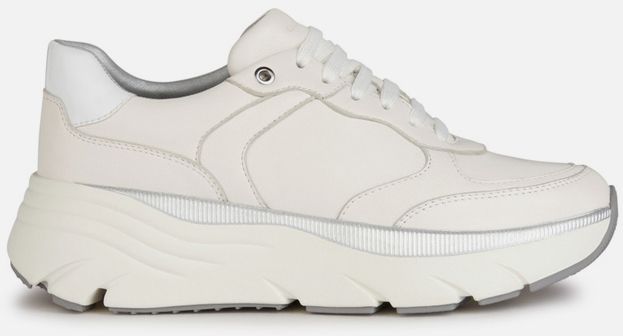 GEOX White women's sneakers Diamanta - Women's