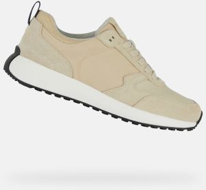 GEOX Beige men's sneakers Volpiano - Men's