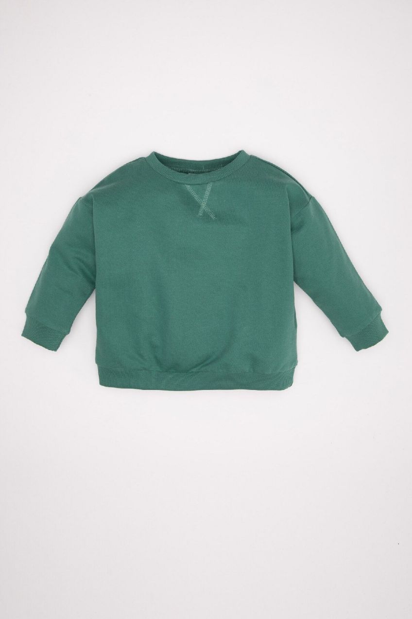 DEFACTO Baby Boy Crew Neck Sweatshirt