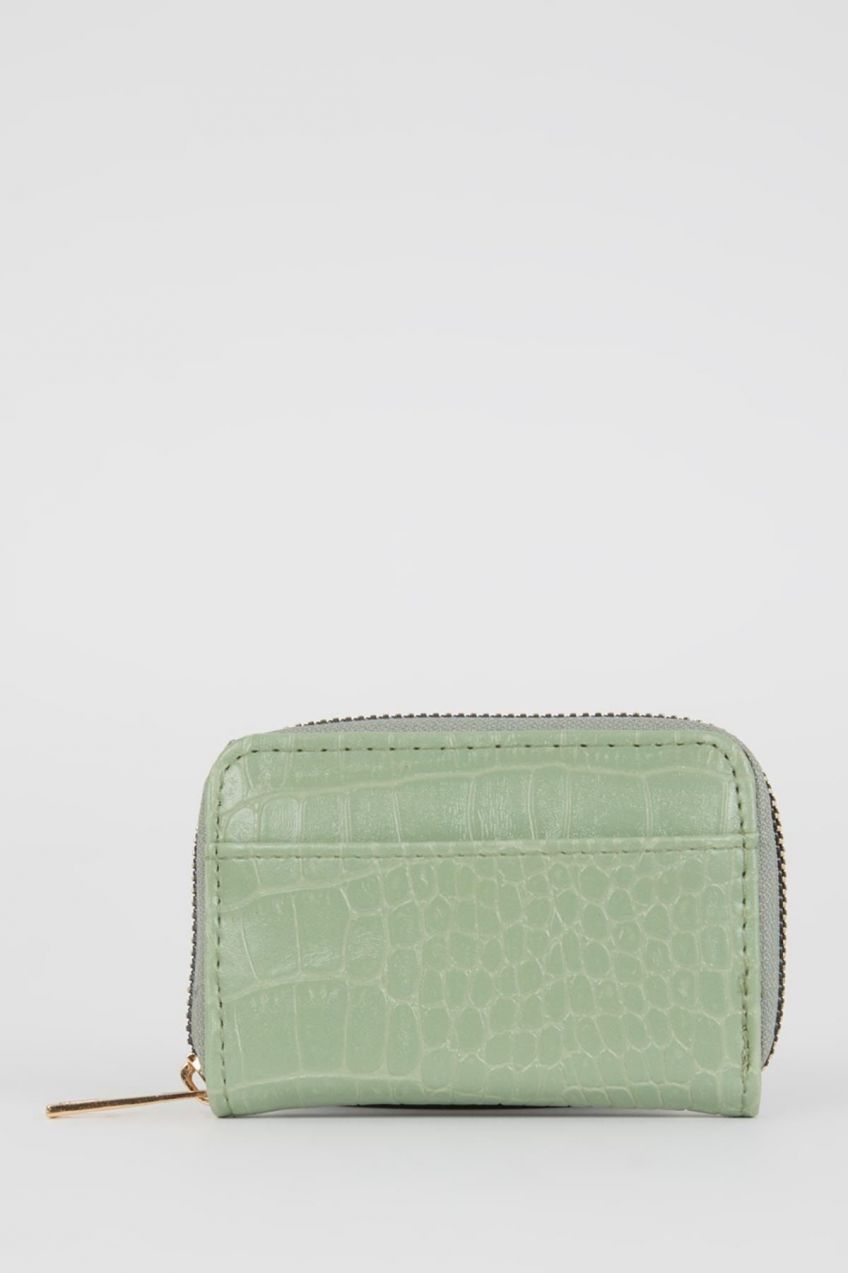 DEFACTO Women's Faux Leather Coin Purse