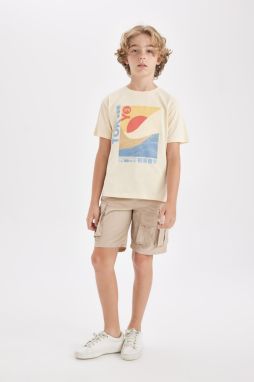 DEFACTO Boys Cargo Fit Parachute Shorts