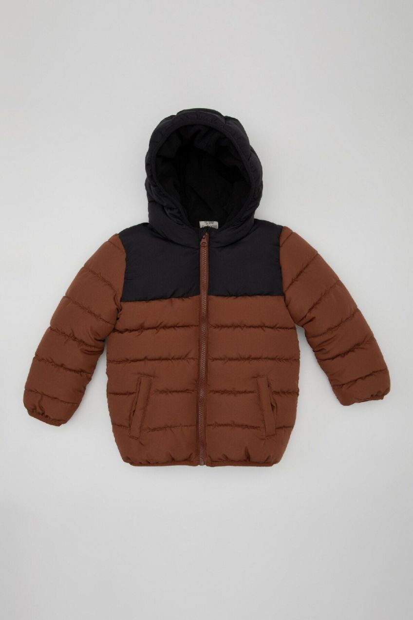 DEFACTO Baby Boy Waterproof Fleece Lined Coat