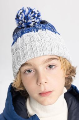 DEFACTO Boy's Pompom Knitwear Beret