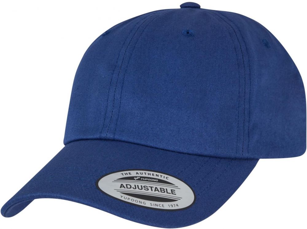Low Profile Cotton Twill Blue Cap